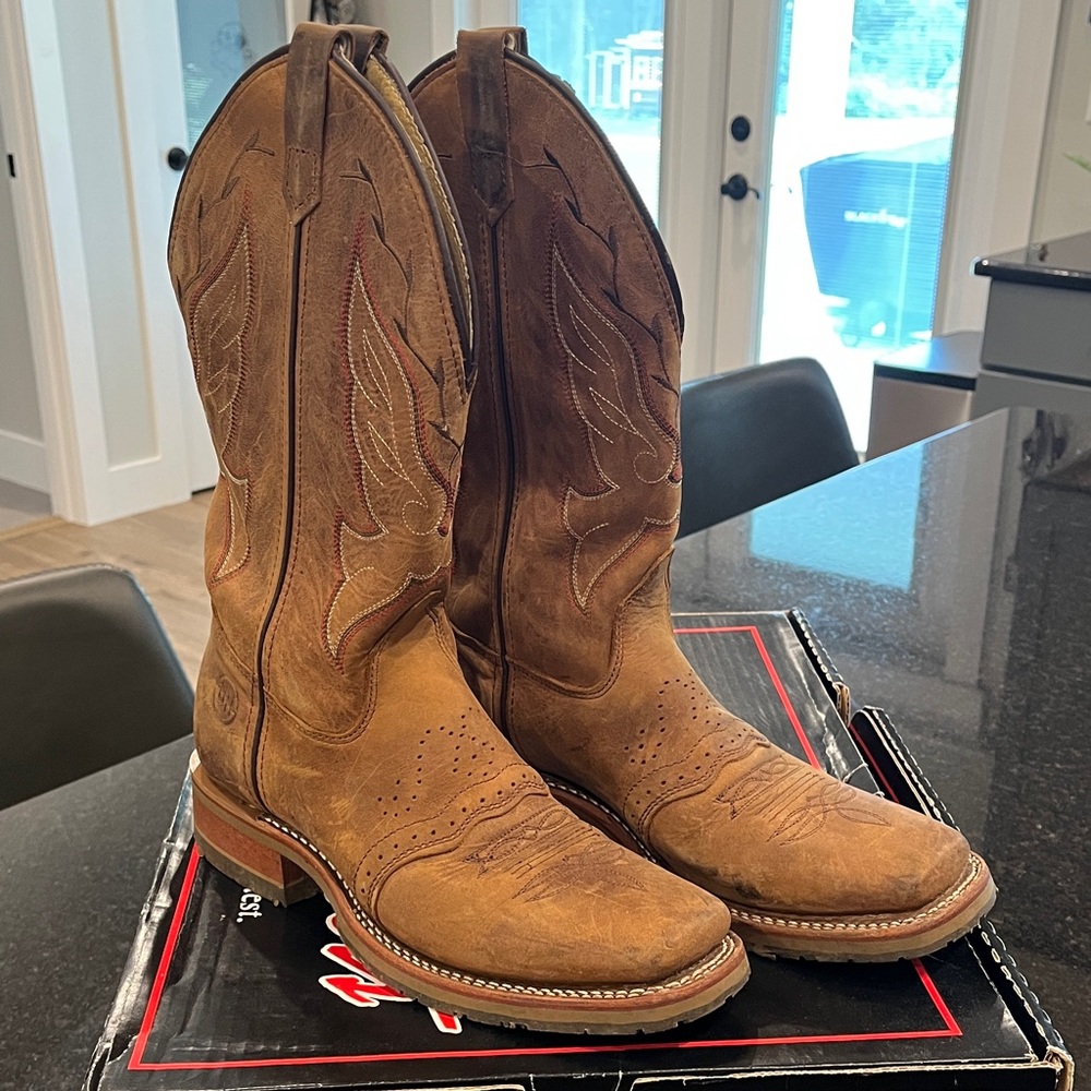 Double H Brown Western Boots